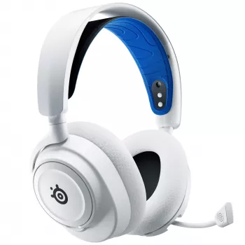 Ausinės SteelSeries Arctis Nova 7P Wireless baltos/mėlynos