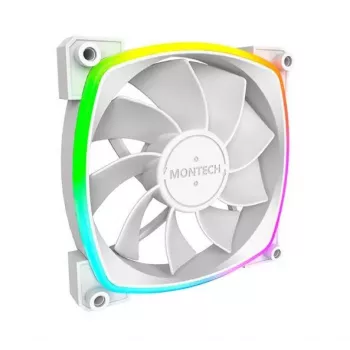 Montech RX120 PWM kompiuterio korpuso ventiliatorius 12 cm baltas 3 vnt.