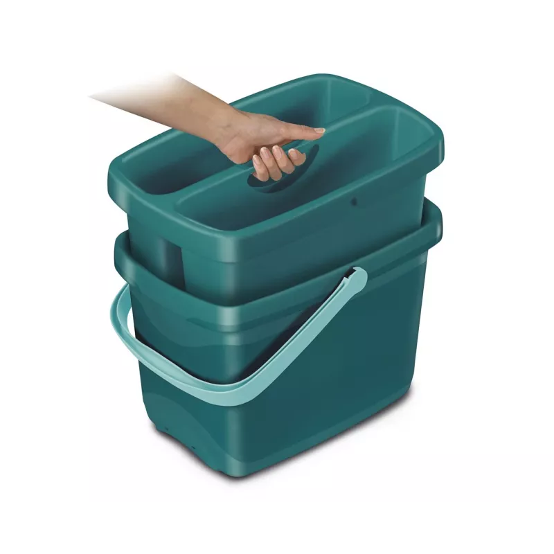 Kibiras Leifheit Combi Box 1052001 su įmontuota gręžykle ir ergonomiška rankena