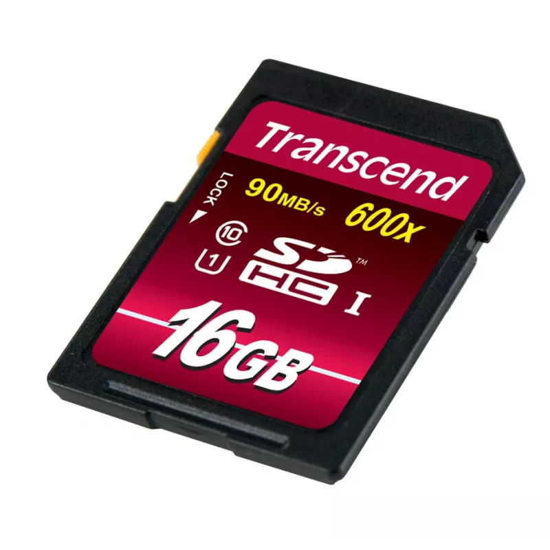 Flash atminties kortelė Transcend 16 GB SDHC Class 10 UHS-I 600x TS16GSDHC10U1
