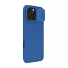 Apsauginis dėklas telefonui Nillkin CamShield Pro, skirtas iPhone 16 Pro Max, mėlynas, su slankiojančiu fotoaparato dangteliu