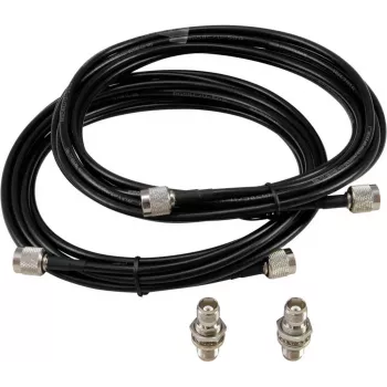 Koaksialinis antenos kabelis Omnitronic TNC-Set 5 m, TNC vyras–TNC vyras, 5 m ilgio