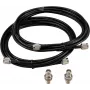 Koaksialinis antenos kabelis Omnitronic TNC-Set 5 m, TNC vyras–TNC vyras, 5 m ilgio