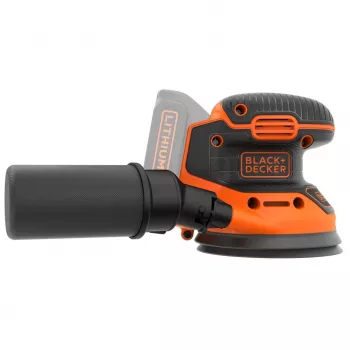 Black & Decker BDCROS18N-XJ nešiojamasis orbitinis šlifuoklis 12000 RPM juoda, oranžinė
