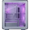 Korpusas PC Cooler Master MasterFrame 500 Mesh — Juodas su permatomu šonu, ATX maitinimo šaltinis, 2×200mm priekyje + 1×120mm gale, 2.5 colio/3.5 colio diskams