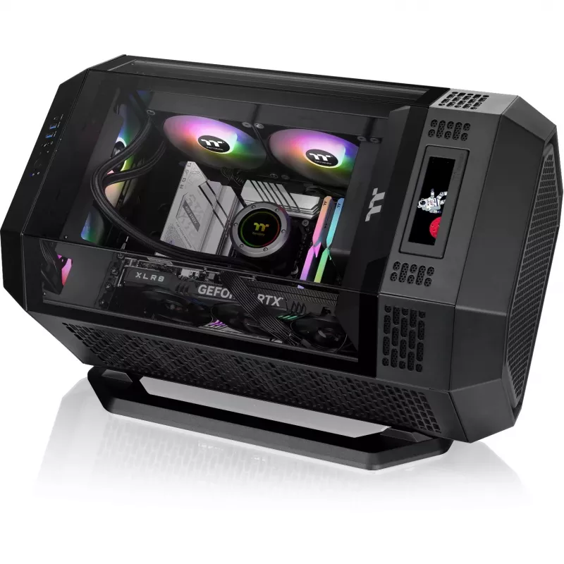 Pavėsinės stovo rinkinys „The Tower 300 Black“ (juodas, horizontaliam išdėstymui)