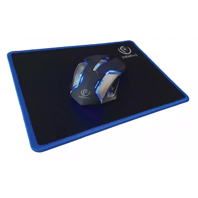 Rebeltec SHERMAN Gaming USB klaviatūra su pele QZERTY angliškas juodas