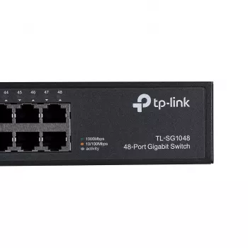 TP-Link TL-SG1048 Nevaldomas Gigabit Ethernet (10/100/1000) 1U Juodas