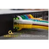 Tinklo kabelis Gembird PP6U-CU-1M RJ-45 Cat6 1m Pilka