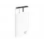 Power bank EnerGo 10000mAh baltas-juodas
