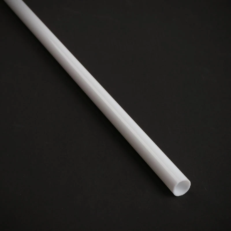 BitsPower Rigid Crystal Link Tube 12/10 mm (išorinis 12 mm / vidinis 10 mm), 1000 mm ilgio, baltas