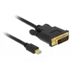 Vaizdo kabelio adapteris DeLOCK 83988 Mini DisplayPort į DVI-D 1m