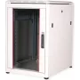 ROLINE Pro tinklo spinta su stiklo durimis, 600 x 800 mm (P x G), šviesiai pilka RAL 7035, 16U, 48,3 cm (19 inch) (26.21.0048)