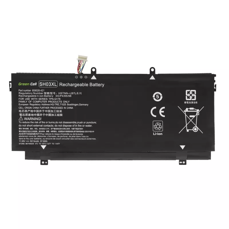 Baterija Green Cell HP Spectre x360 13-AC 13-W 13-W050NW 13-W071NW