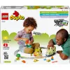 Traukinukų rinkinys LEGO DUPLO Interaktyvi nuotykių geležinkelis 10427, 57 dalių, 2 minifigūrėlės, nuo 2 metų