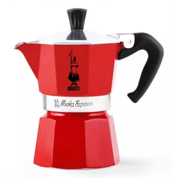 Bialetti Moka Express kavinukas raudonas