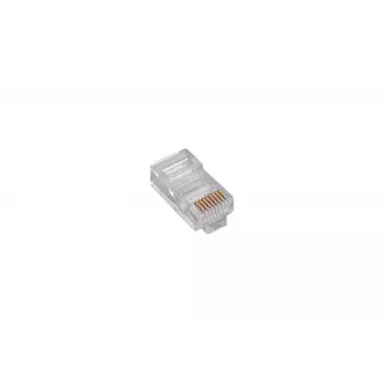 RJ45 Cat5e universalus kietiems / vytiems laidams 8P8C 100 vnt.