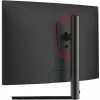 68.6 cm / 27 colių (1920x1080) LC-Power LC-M27-FHD-240-C Žaidimų Lenktas 16:9 1ms 240Hz 3xHDMI DisplayPort VESA Full HD Juodas