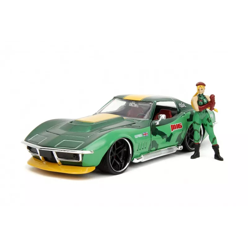 Automobilis Jada Toys Street Fighter 1969 Chevrolet 1:24 Metalinis Žalias