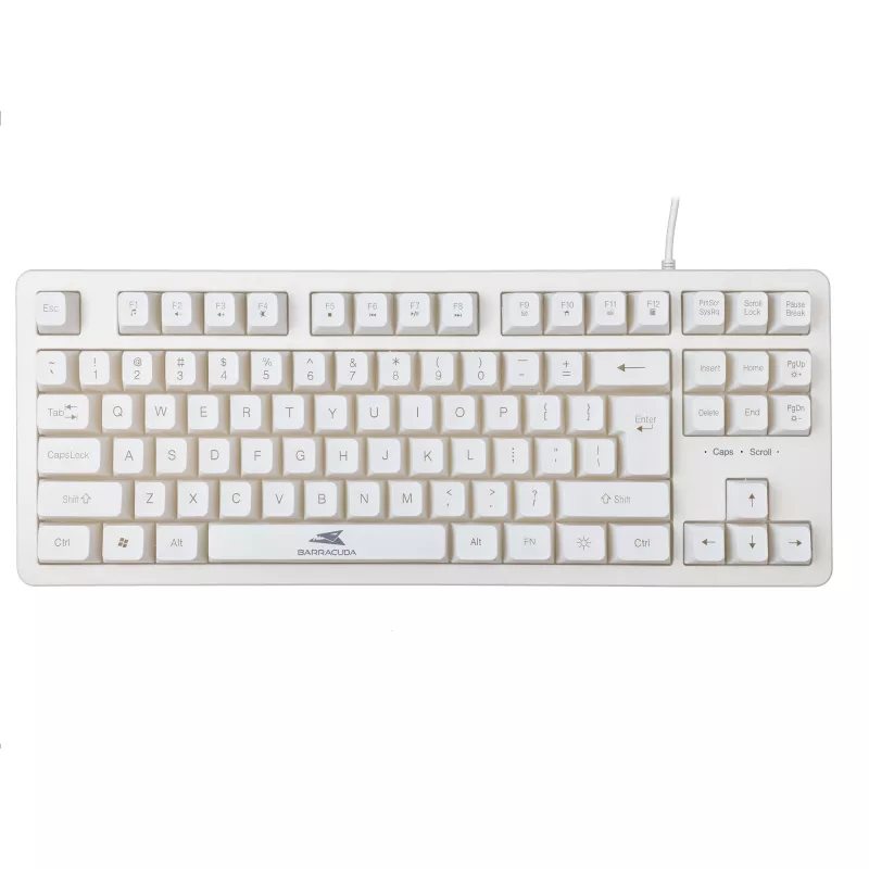 Baracuda Krill balta membraninė gaming klaviatūra KRILL-W, US, USB