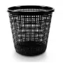 Šiukšliadėžė 10 l, juoda, plastikinė
