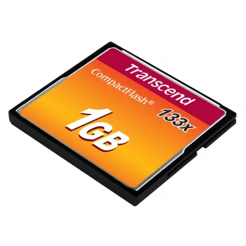 Transcend CompactFlash atminties kortelė 1GB 133x (TS1GCF133)