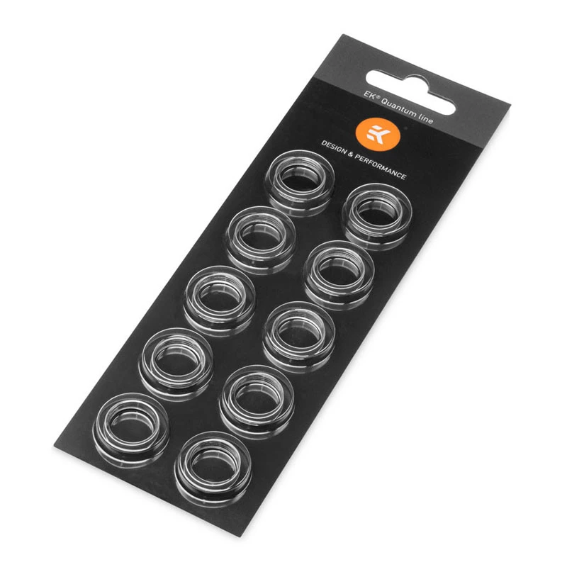 O-ring EK Water Blocks Aliuminis Sidabrinis 10 vnt