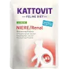 Šlapias kačių ėdalas KATTOVIT Niere/Renal 85 g paketėlis — 12 x 85 g, paukštiena (jautiena, vištiena, antis, kalakutiena) suaugusioms katėms, sergančioms inkstų nepakankamumu