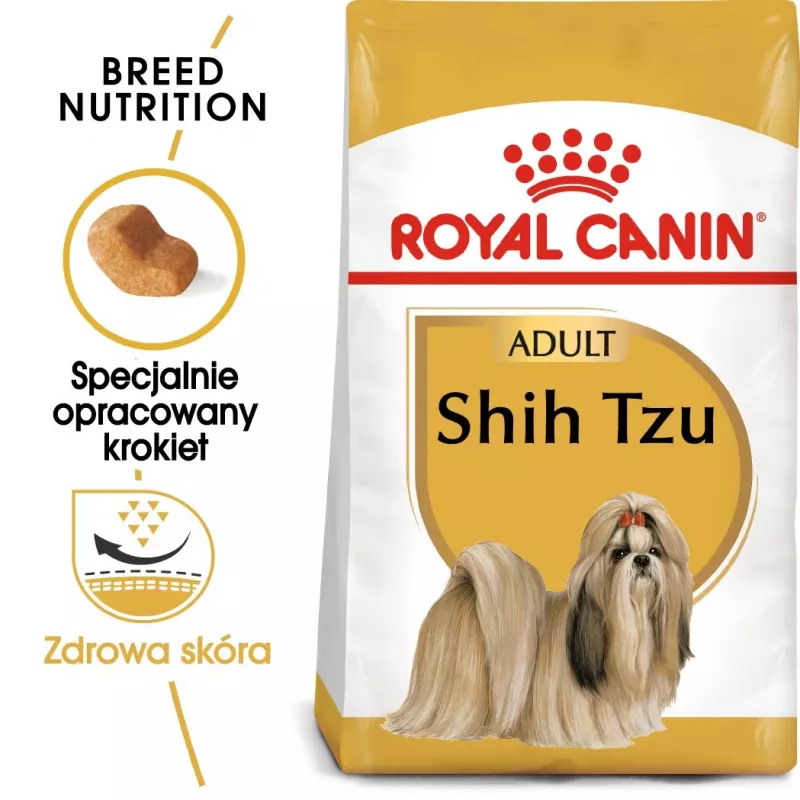Sausas šunų ėdalas Royal Canin Shih Tzu Adult 7,5 kg — vištiena, 24% baltymų, 20% riebalų