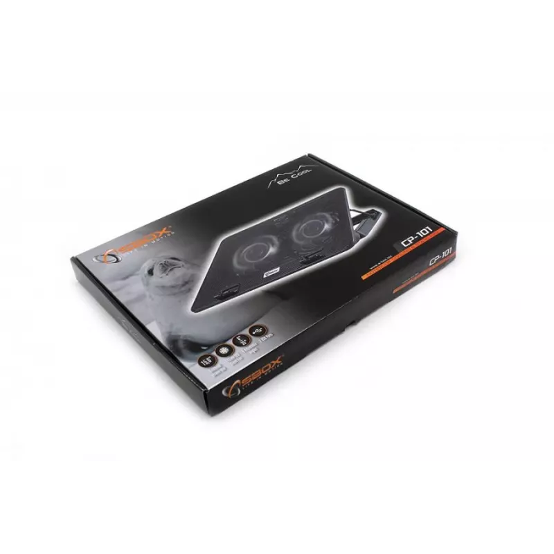 Sbox CP-101 aušinimo padėklas 15,6 colių nešiojamiesiems kompiuteriams