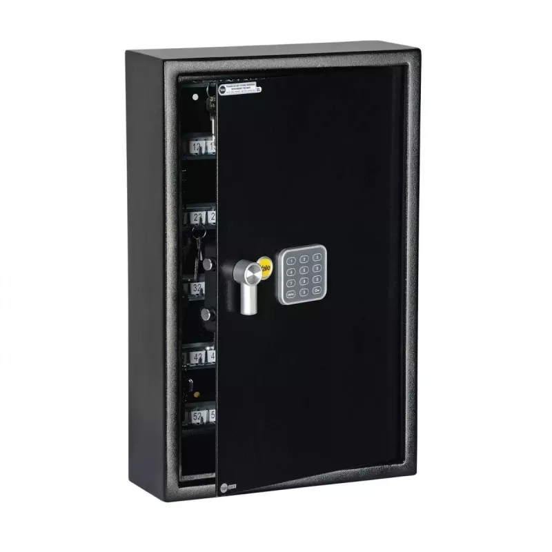 Sieninis seifas Yale YKB/550/DB1 su elektroniniu užraktu, juodas, 350x130x550 mm