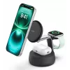 Belaidis įkroviklis Belkin UltraCharge Pro 25W Qi2 3in1 Magnetinis, anglies spalvos