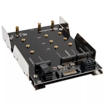Adapteris vidiniam montavimui SilverStone SST-SDP12, 2,5 inch → 3,5 inch diskų lizdui