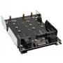 SilverStone SST-SDP12 adapteris 3,5" angai: 2x M.2 SATA ir 1x M.2 NVMe SSD