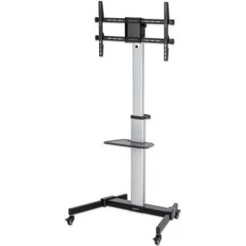 Manhattan Trolley Mount stovas televizoriams ir monitoriams, 37–86 col., -10–5° pakreipimas, 90° sukimas, VESA 200x200–600x400 mm, 50 kg