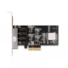 DeLOCK PCI Express x4 kortelė 4 x RJ45 Gigabit LAN RTL8111