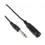 Microconnect AUDNU5 garso ilginimo kabelis 5 m 6,35 mm juodas