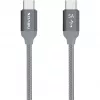USB C laidas Nevox 1654 USB 2.0 2m pilkas sidabrinis