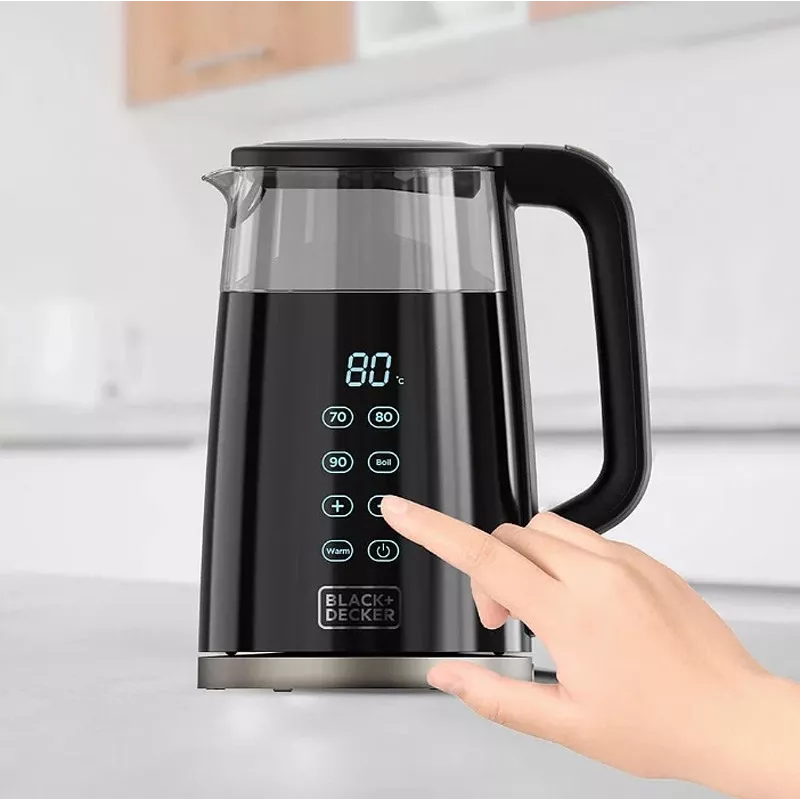 Elektrinis virdulys Black & Decker 1,7 l 2200 W juodas