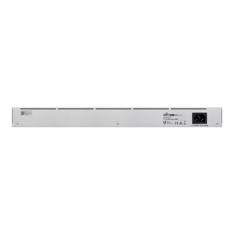 Ubiquiti UniFi 24-Port PoE valdomas L2/L3 Gigabit Ethernet (10/100/1000) maitinimas per Ethernet (PoE) 1U sidabrinis