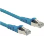 Roline Patch-Cable RJ-45 (M) - RJ-45 (M) 3 m SFTP PiMP CAT 6a mėlyna