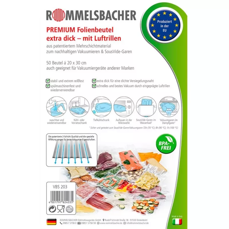 Rommelsbacher VBS 203 rankinis dulkių siurblys
