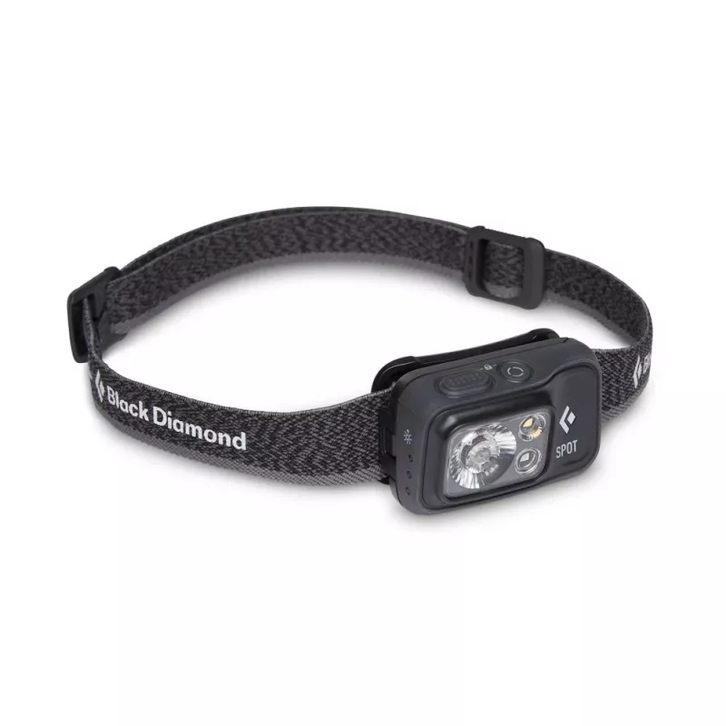 Kaktinė lemputė Black Diamond Spot 400 — 400 lm, LED, IPX8, AAA, spindulys 12–100 m, juoda