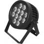 LED PAR šviestuvas EUROLITE 12x8W QCL Spot — 12×8W RGBW šviesos diodai, kompaktiškas sceninis PAR prožektorius