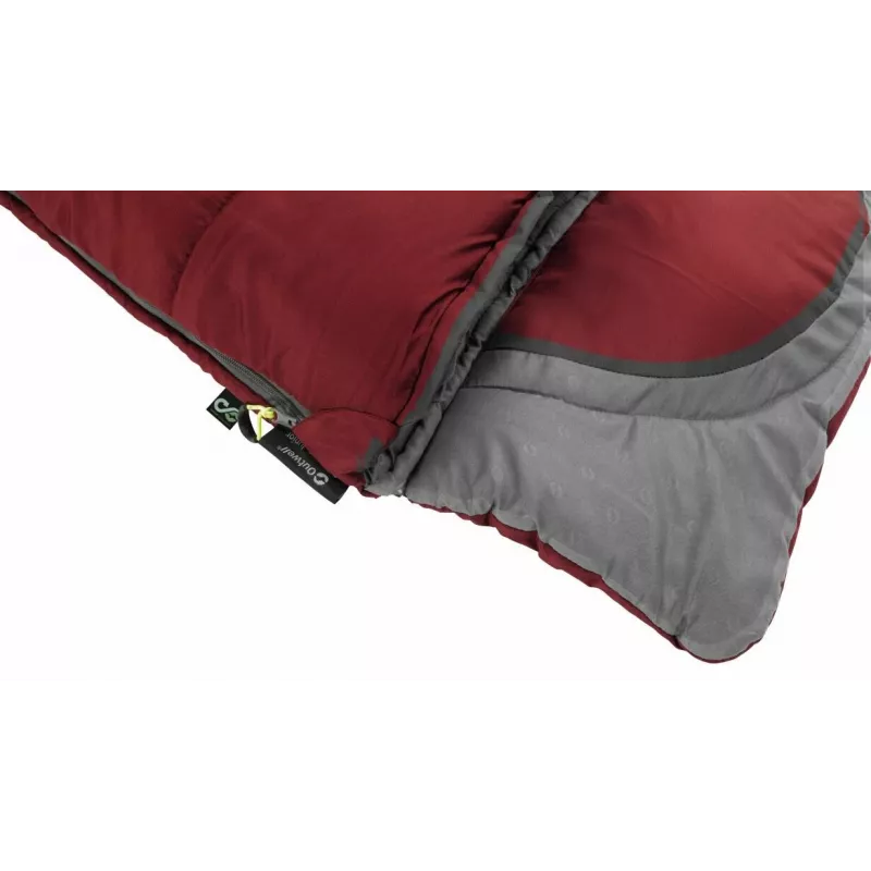 Miegmaišis vaikams Outwell Contour Junior stačiakampis poliesteris 170 cm x 70 cm, raudonas