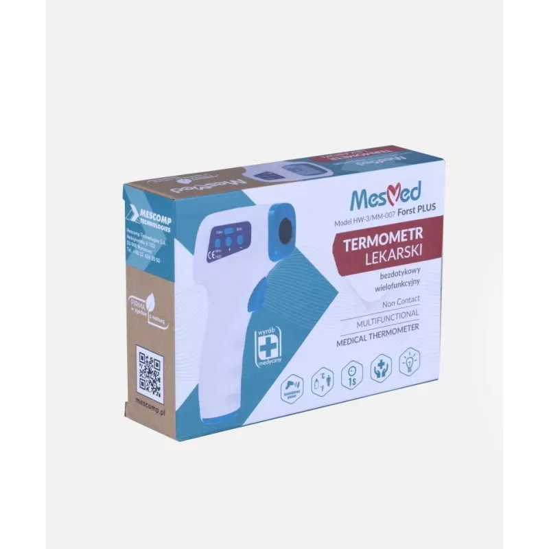 Skaitmeninis medicininis termometras Mesmed MM-007 Forst Plus su greitu matavimu ir skaitmeniniu ekranu