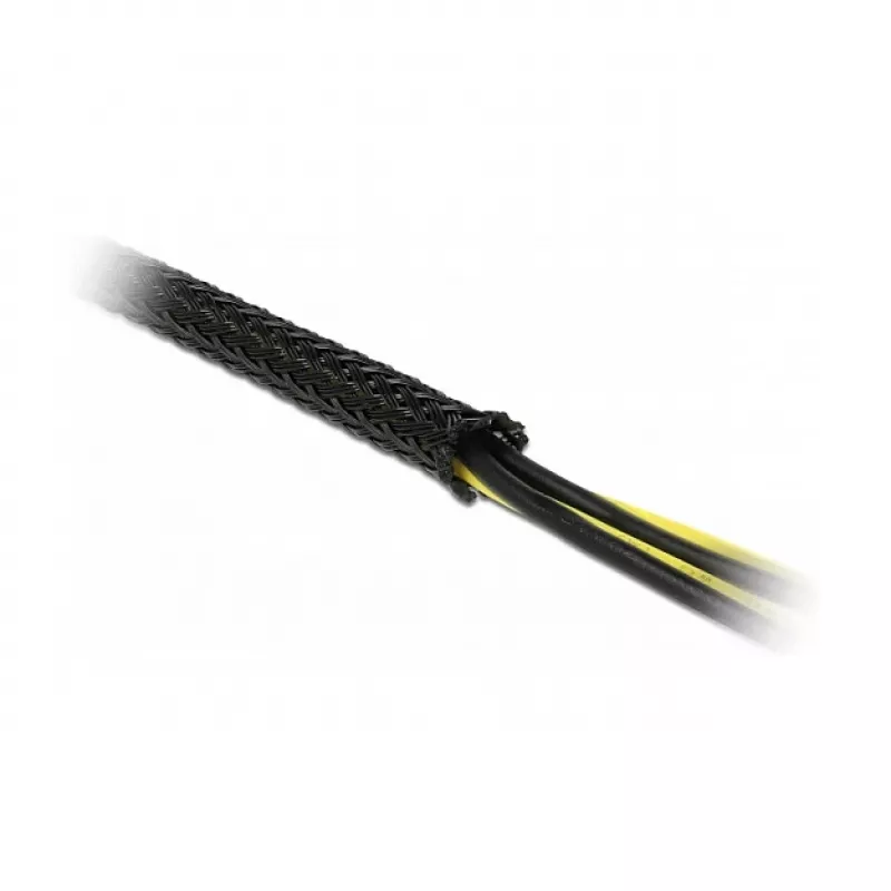 Pintas kabelių movimas DeLOCK 18902 10 m x 12 mm juodas