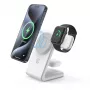 Belaidis įkroviklis 3v1 MagSafe, skirtas iPhone, Apple Watch ir AirPods, Crong