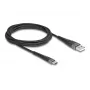 DeLOCK USB kabelis USB 2.0 2 m USB A USB C juodas 81122