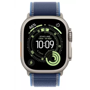Išmanusis laikrodis Apple Watch Ultra 3 GPS + Cellular 49mm Titano natūralus korpusas Mėlyna juosta M/L
